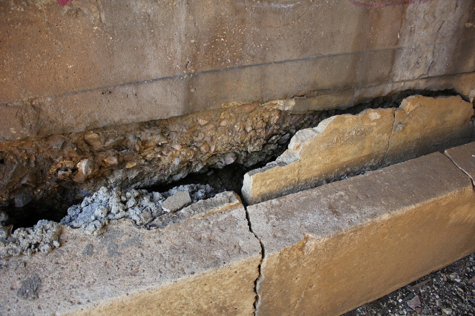 Cracking at abutment